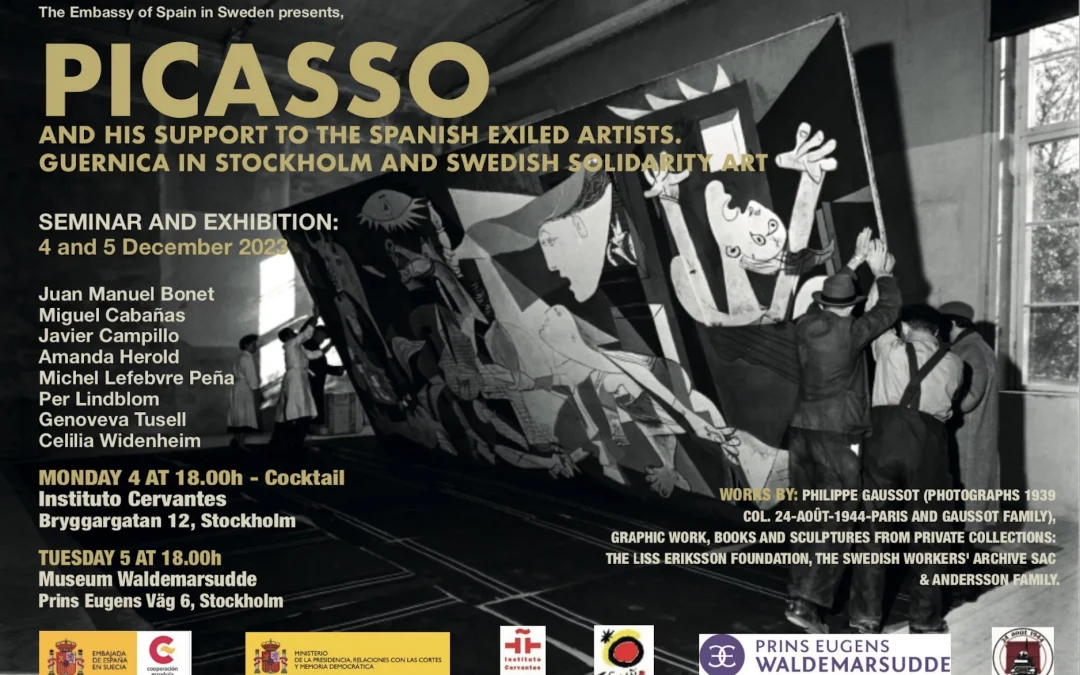 Exposición y seminario «Picasso and his support to the spanish exiled artists. Guernica in Stockholm and swedish solidarity art»